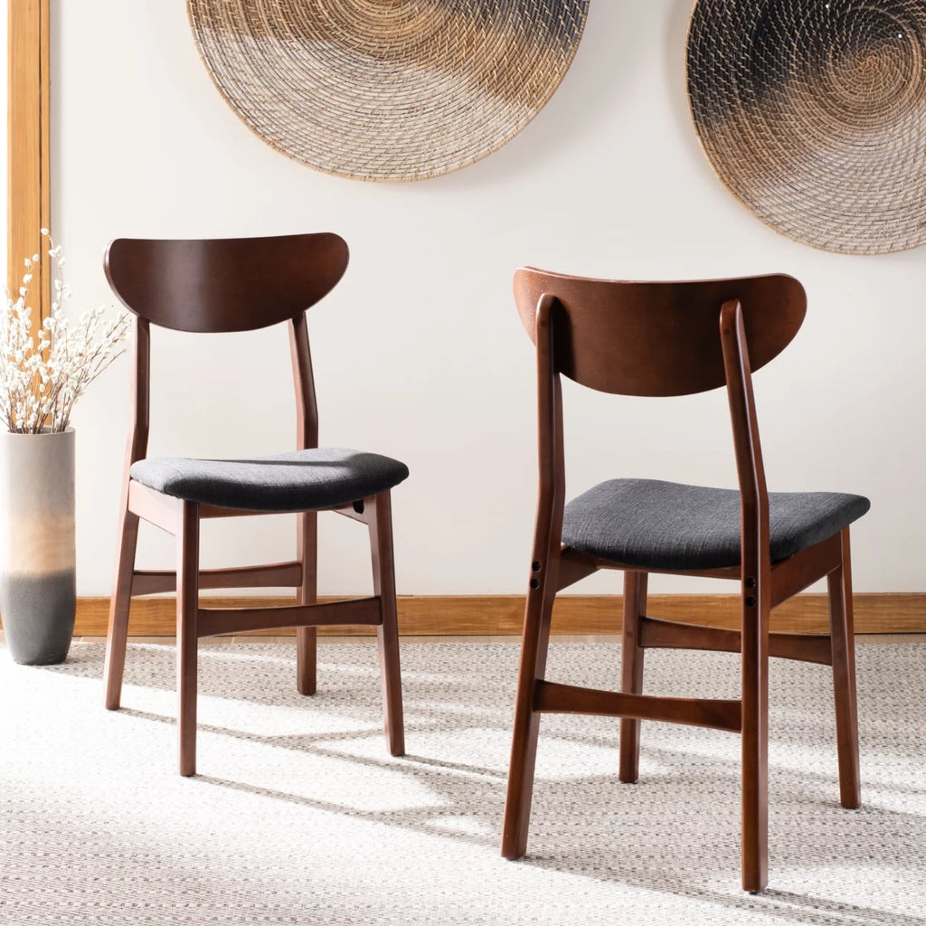 Cherry Black Set of 2 Dining Chair T7846