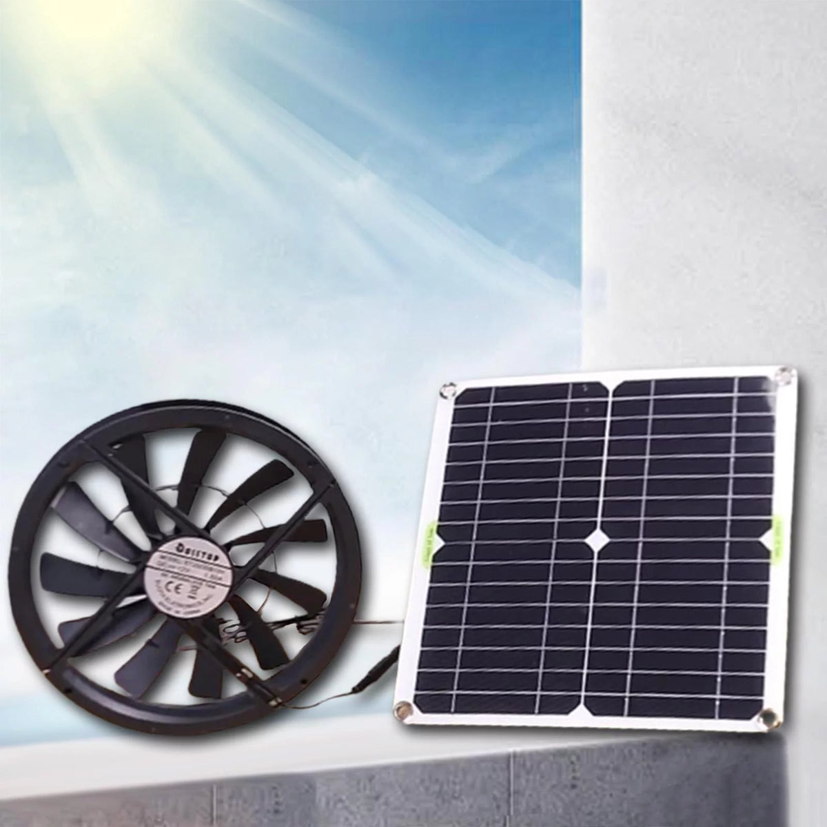100W Solar Exhaust Fan U285