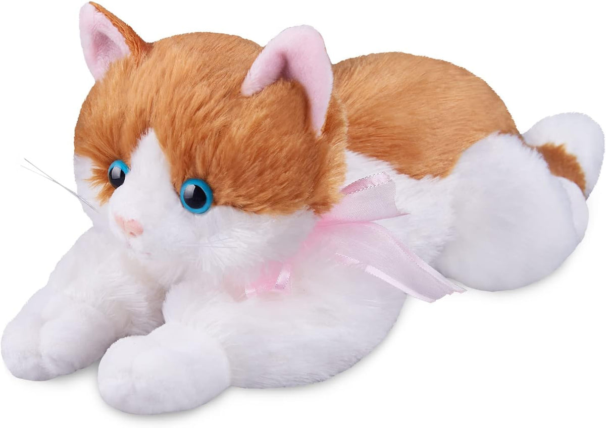 Yellow Stuffed Animal Cat Plush Toy L8140
