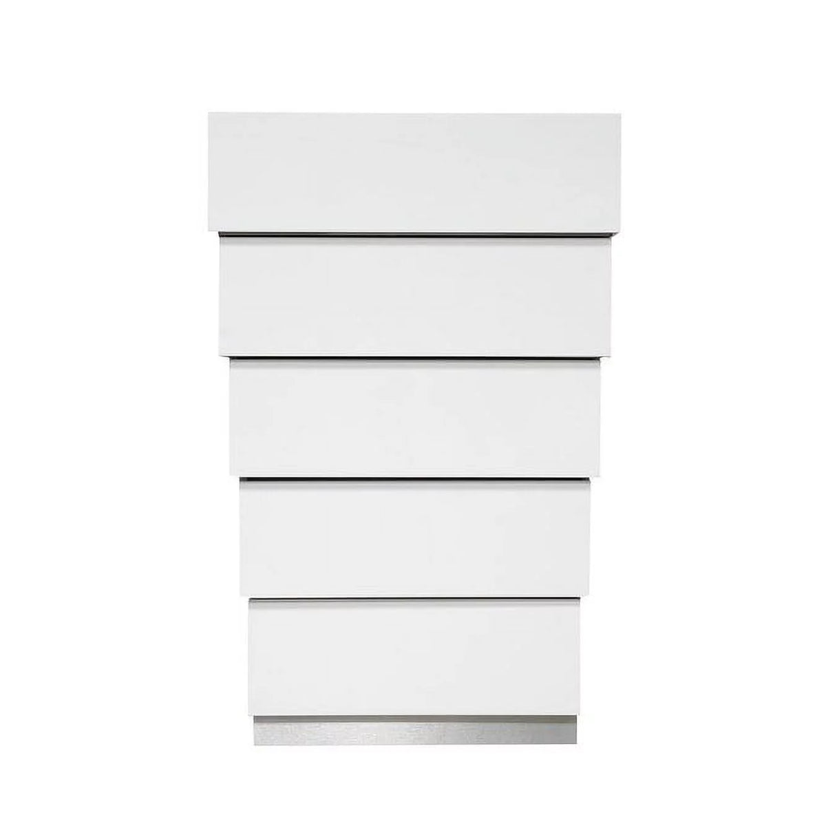 White 5 Drawer Chest Y97811