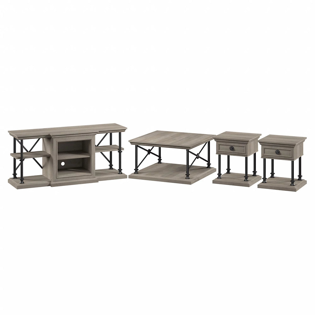 TV Stand with Coffee Table and End Tables H75076