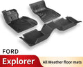 TPE All Weather Car Floor Mats Full Set 1st & 2nd Row N96745