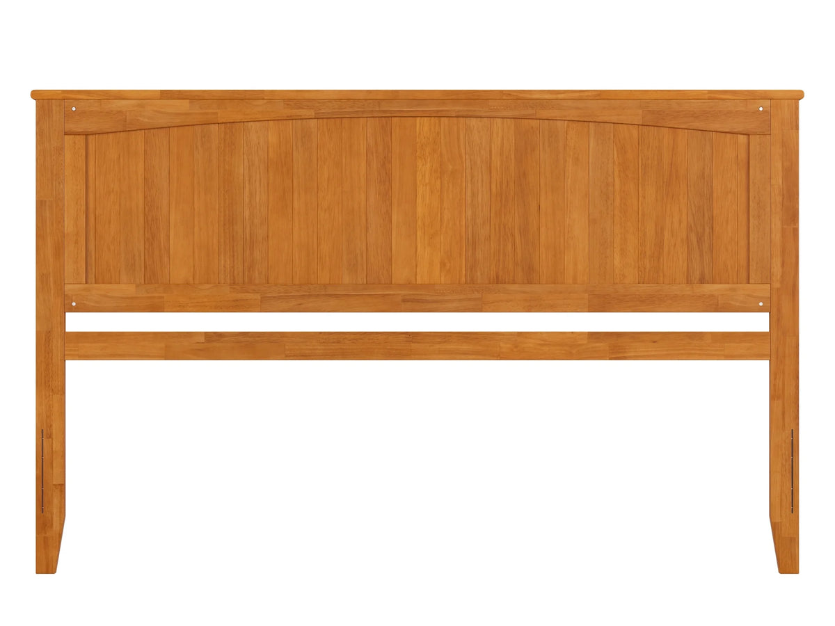 King Solid Wood Panel Headboard with Attachable Charger K3636