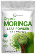Organic Moringa Oleifera Leaf Powder 2 Pounds Vegan I60087