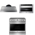 36 Gas Range, Range Hood and Microwave G641697