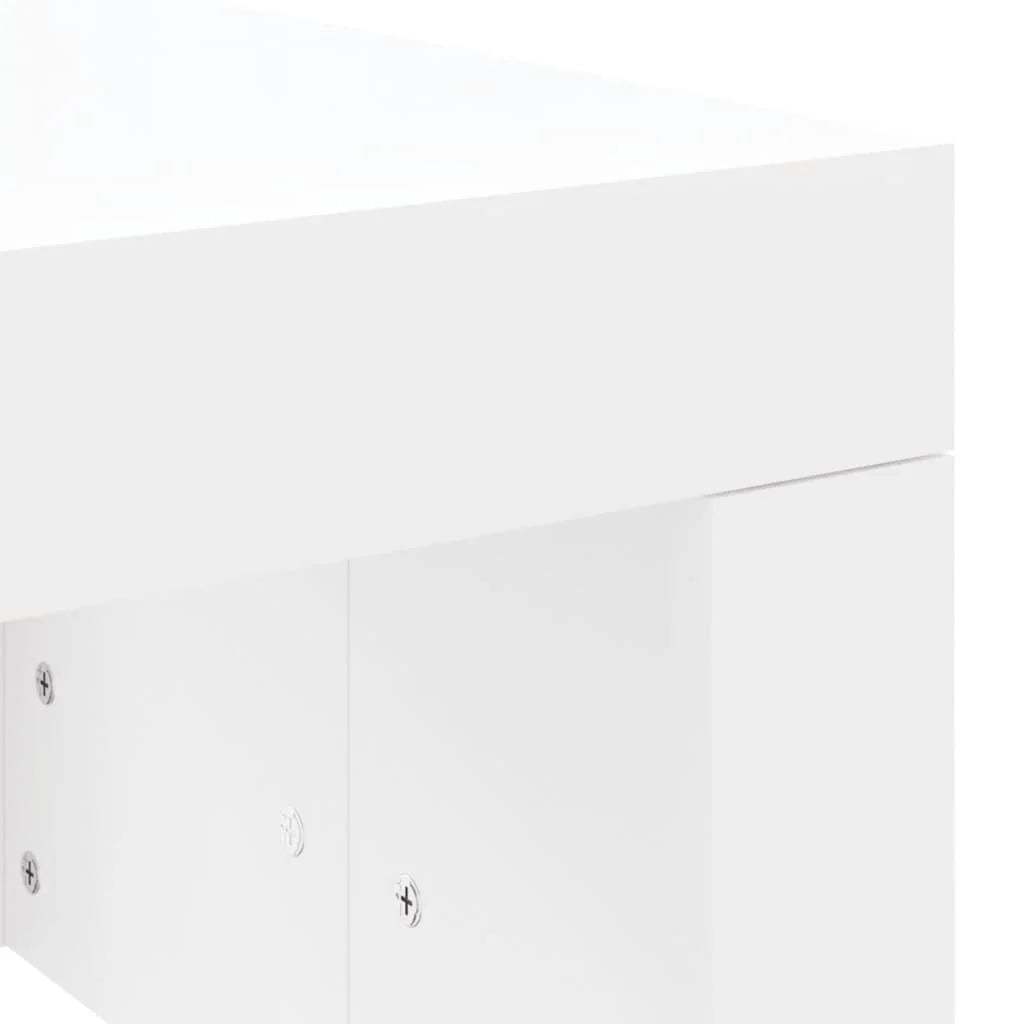 White Engineered Wood Coffee Table L2699