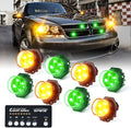 White Amber LED Strobe Lights Kit 8 PCS Q147919
