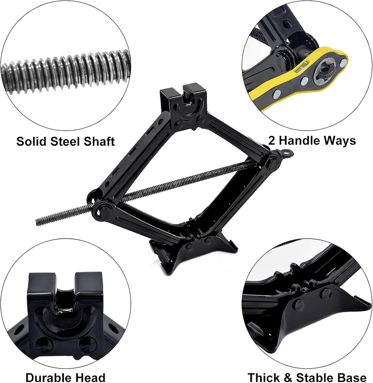 Scissor Lift Jack 2.5 Ton Capacity Pack of 2 M610289