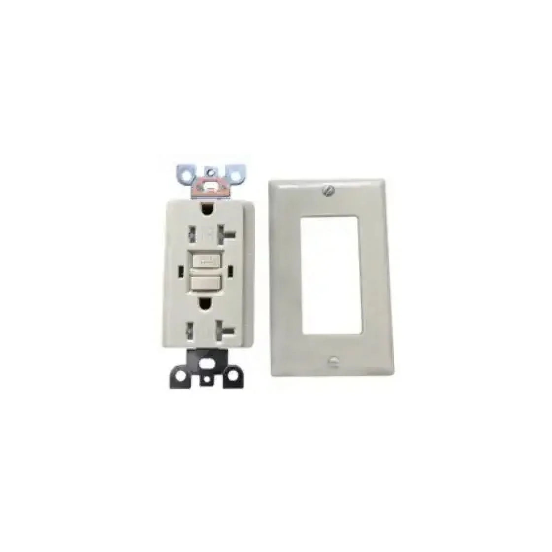 20 Amp Ivory Ground-Fault Circuit Interrupter Outlet A77138