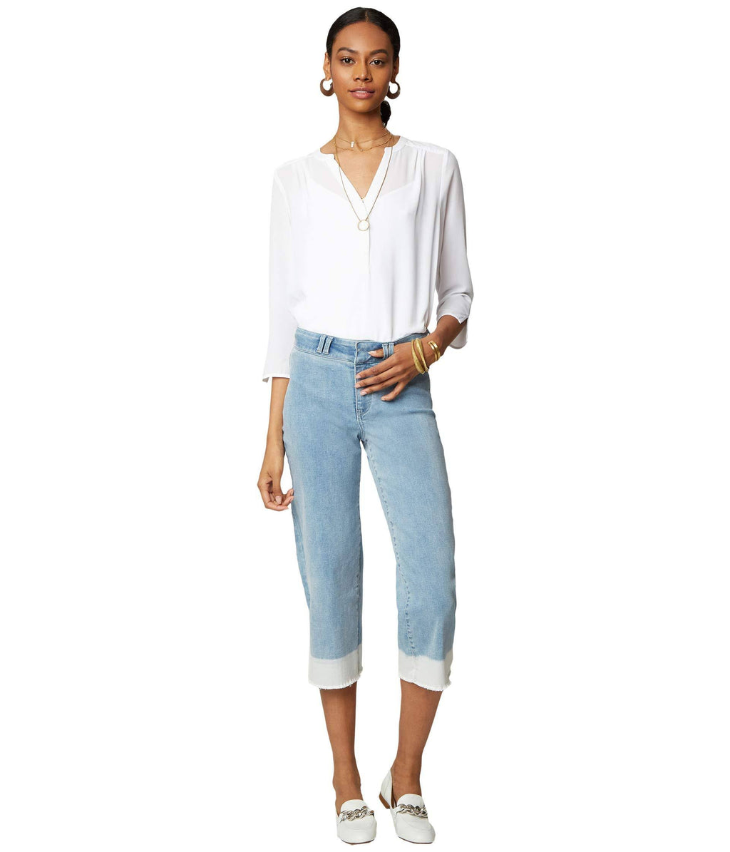 Wide Leg Capri Jean G82553