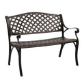 40.5" Aluminum Cast Iron Outdoor Garden Bench I69750