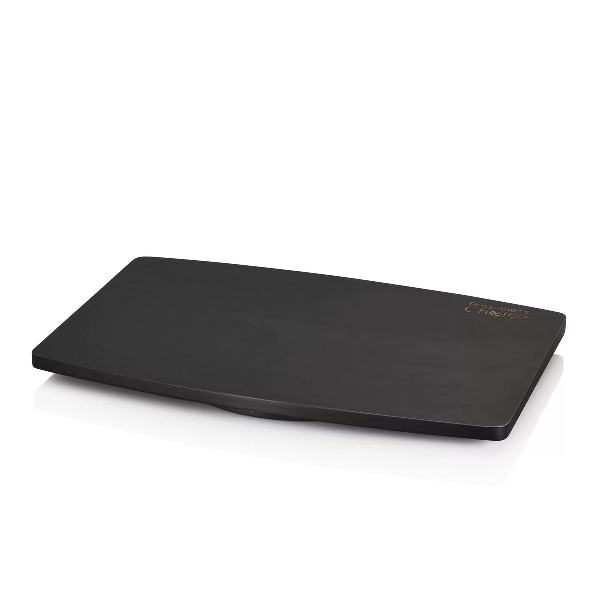 Natural Bamboo TV Swivel Stand, 21-Inch Base, Black 360° Rotation I9319