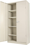 72 Locking Steel Storage Cabinet with 4 Adjustable Shelves C247203