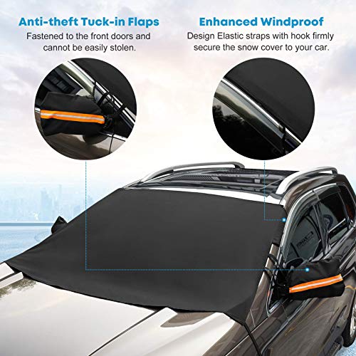 600D Windshield Cover with Side Covers 76 x 49 inches X74102