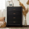 Black 4-Drawer Storage Chest E5595