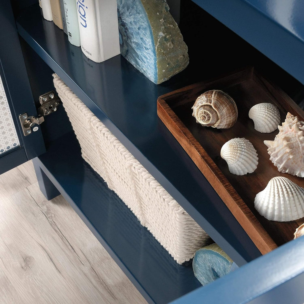 Navy Accent Storage Cabinet N7138
