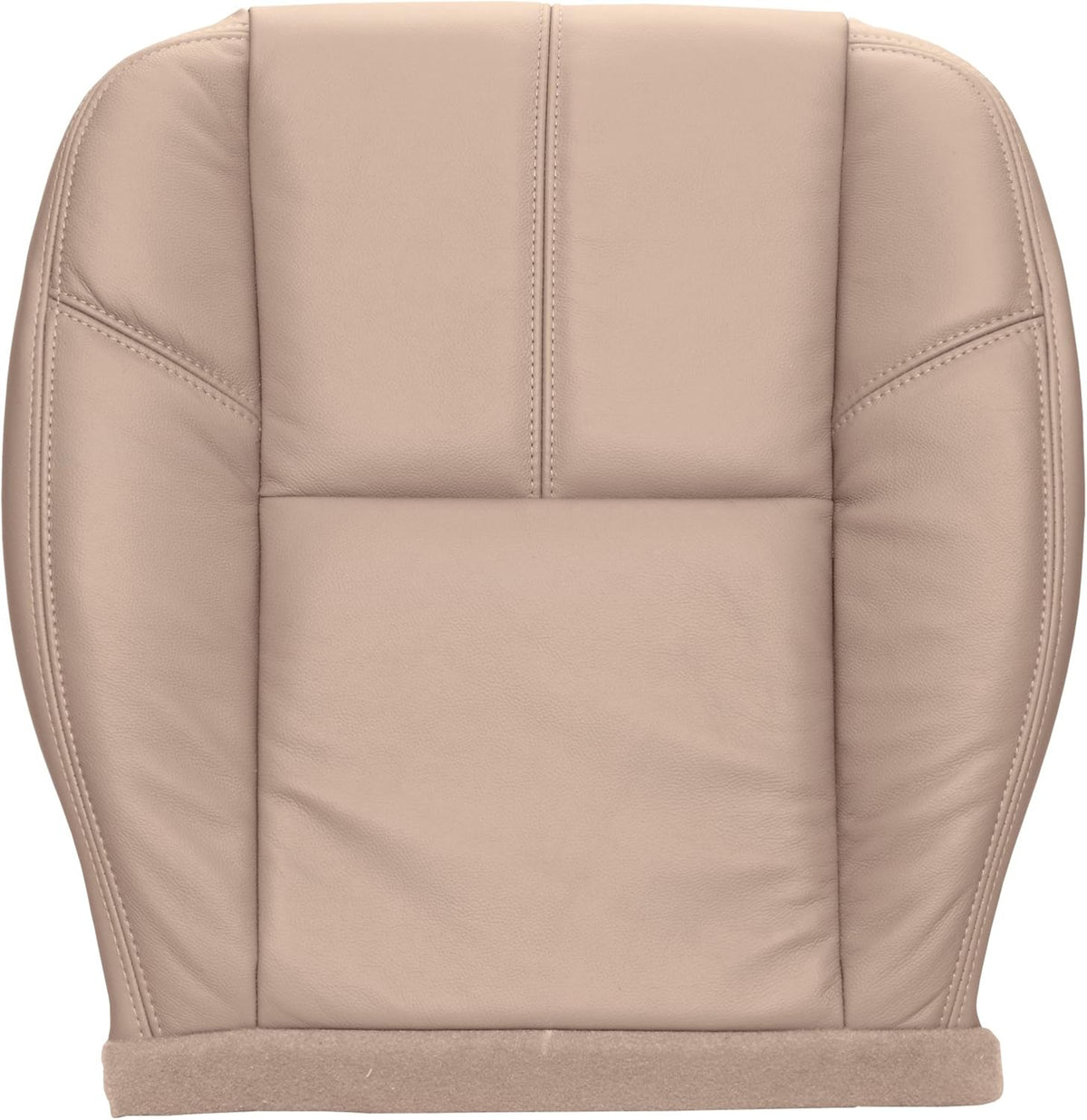 Driver Side Bottom Replacement Seat Cover Light Cashmere Leather S623