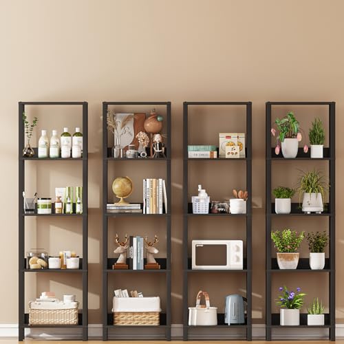 5-Tier Bookshelf with Anti-Fall Baffle Z1547