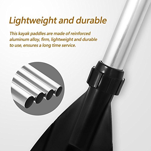 2 Pcs 4Ft Detachable Boat Canoe Paddle C739674