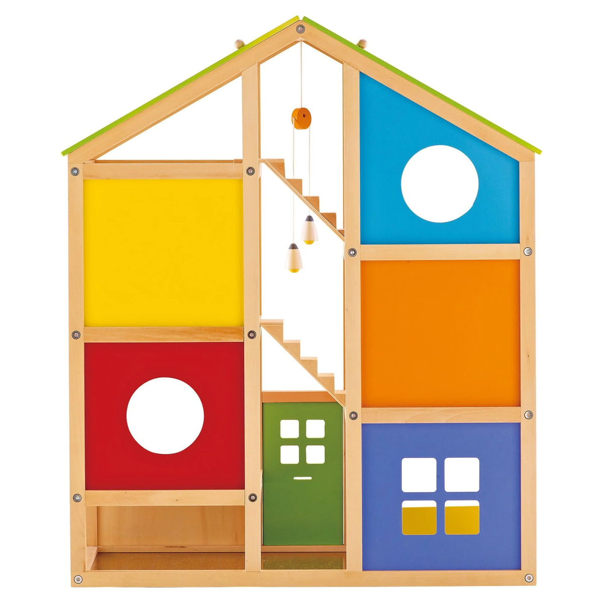 Wooden Furnished Dollhouse Playset F973234