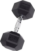 Rubber Coated Hex Dumbbells 35 lb E9082