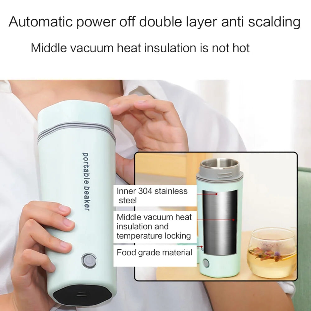 Portable Electric Kettle 350ML Stainless Steel J609017