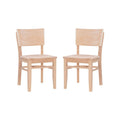Unfinished Wood Dining Chair Set of 2 T901
