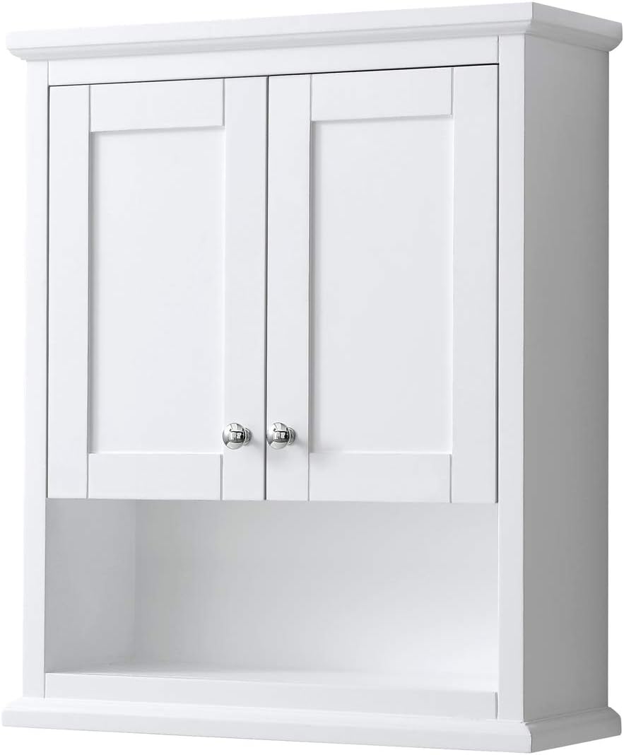 Wall-Mounted Bathroom Storage Cabinet in White R995