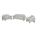 Light Gray 3 Piece Sectional Sofa Set E28135