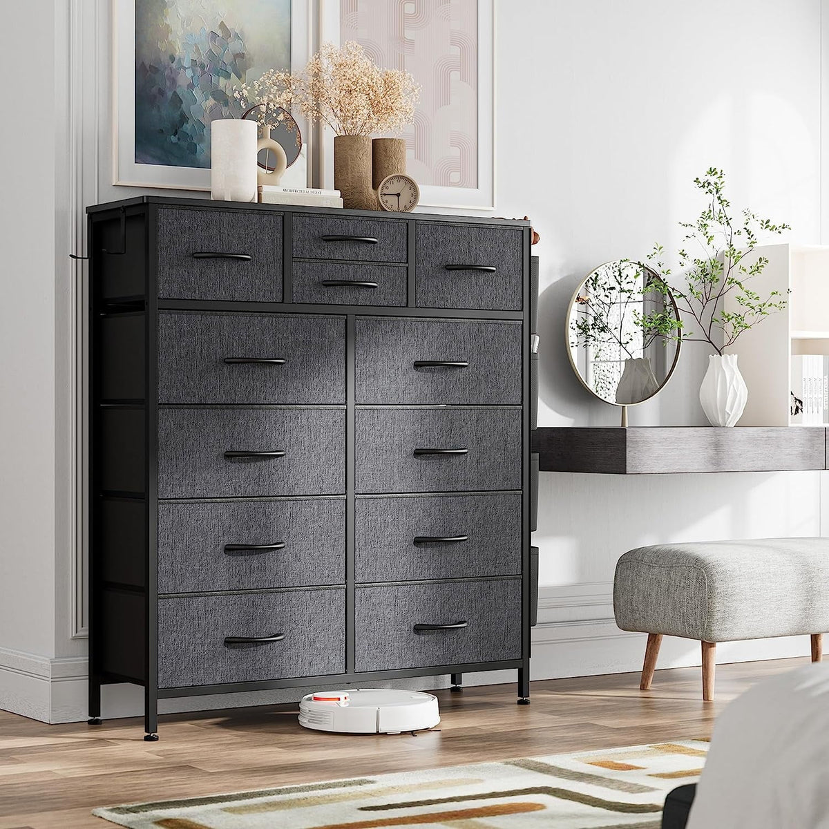 12 Drawer Fabric Dresser I30035
