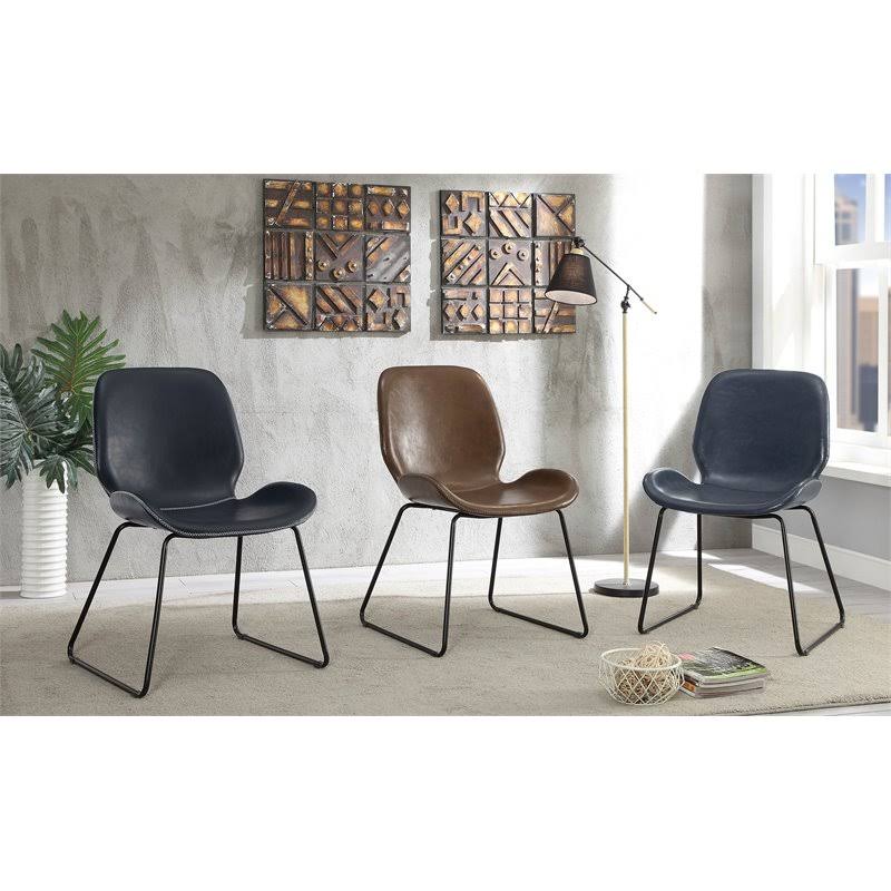 2-Piece Distressed Gray Home Office Set V505