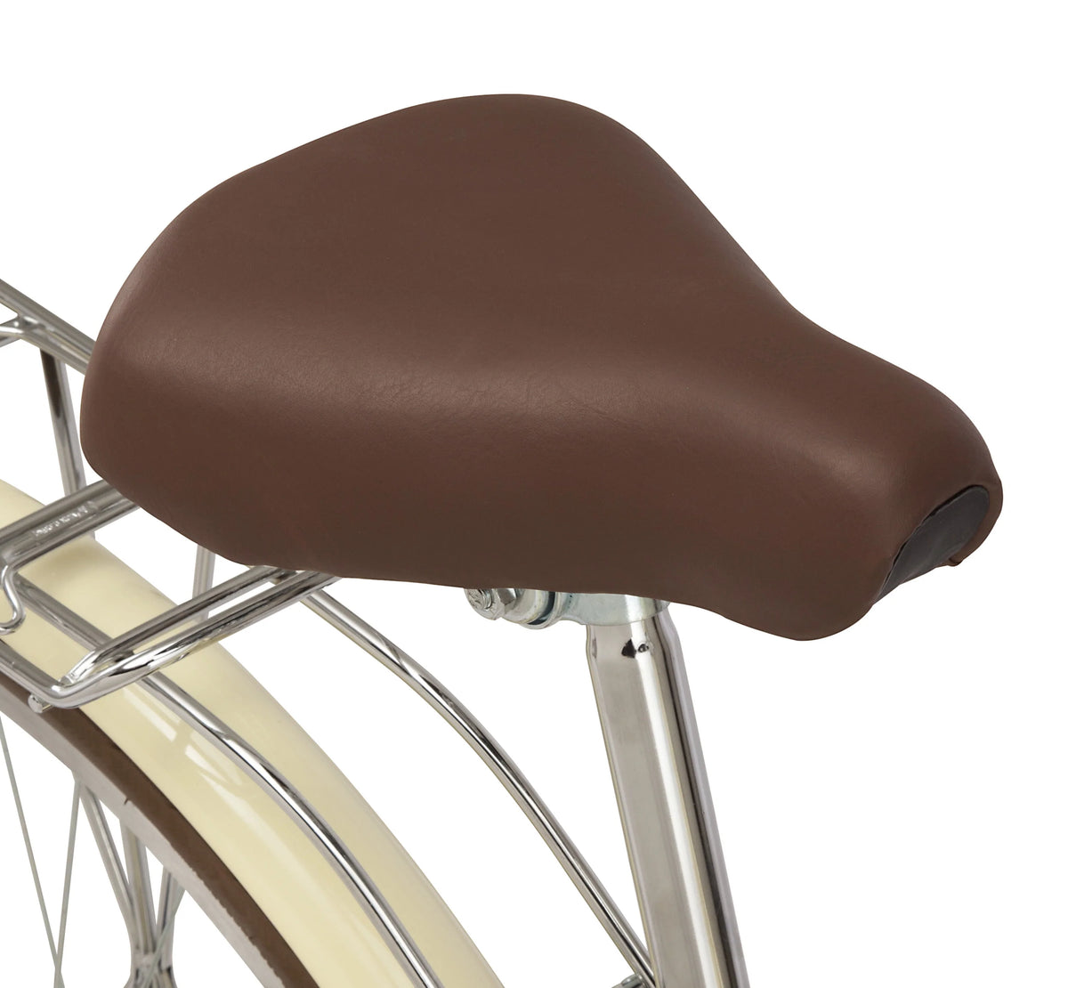 700c 7 Speeds Cream Hybrid Bike W744