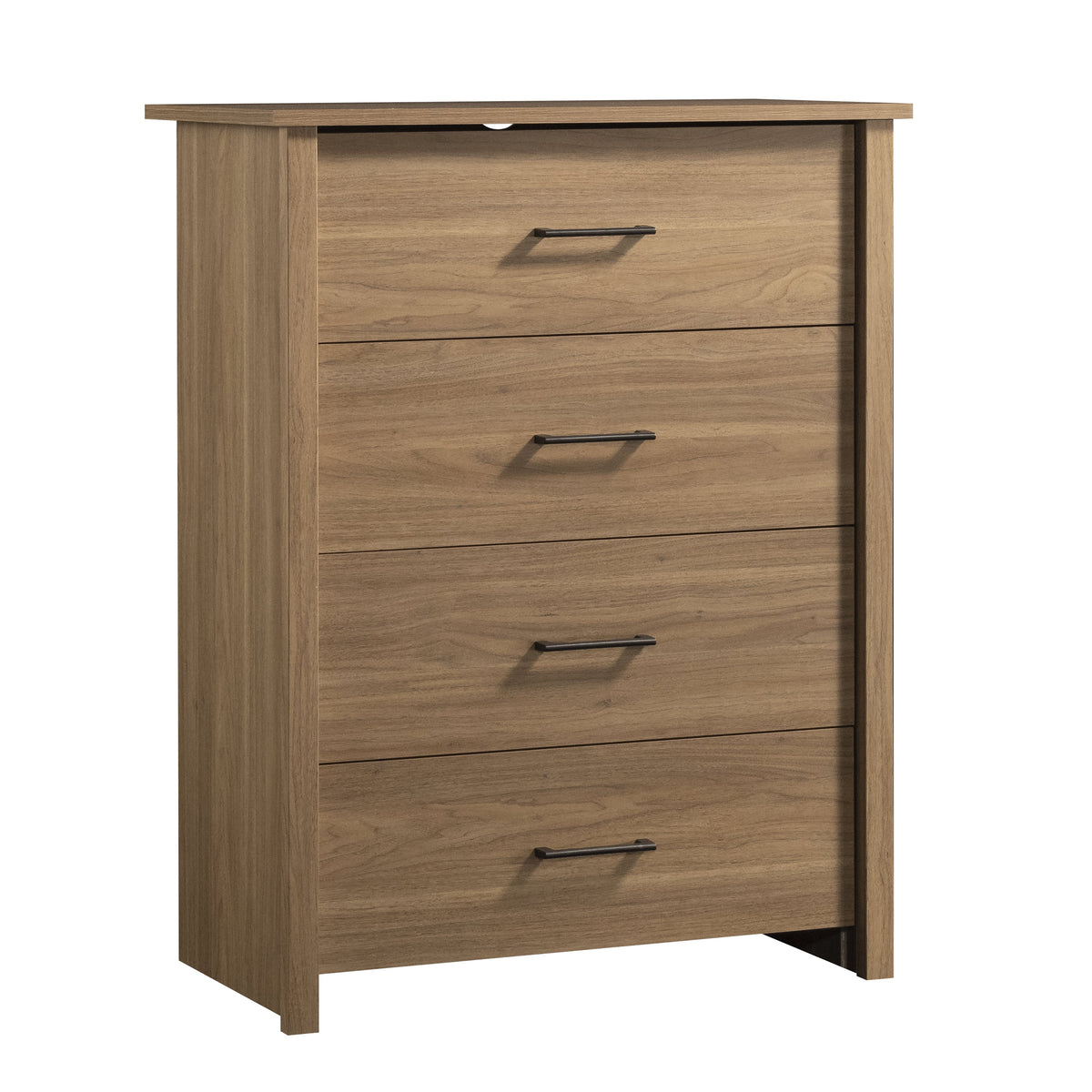 4 Drawer Walnut Finish Dresser T3351