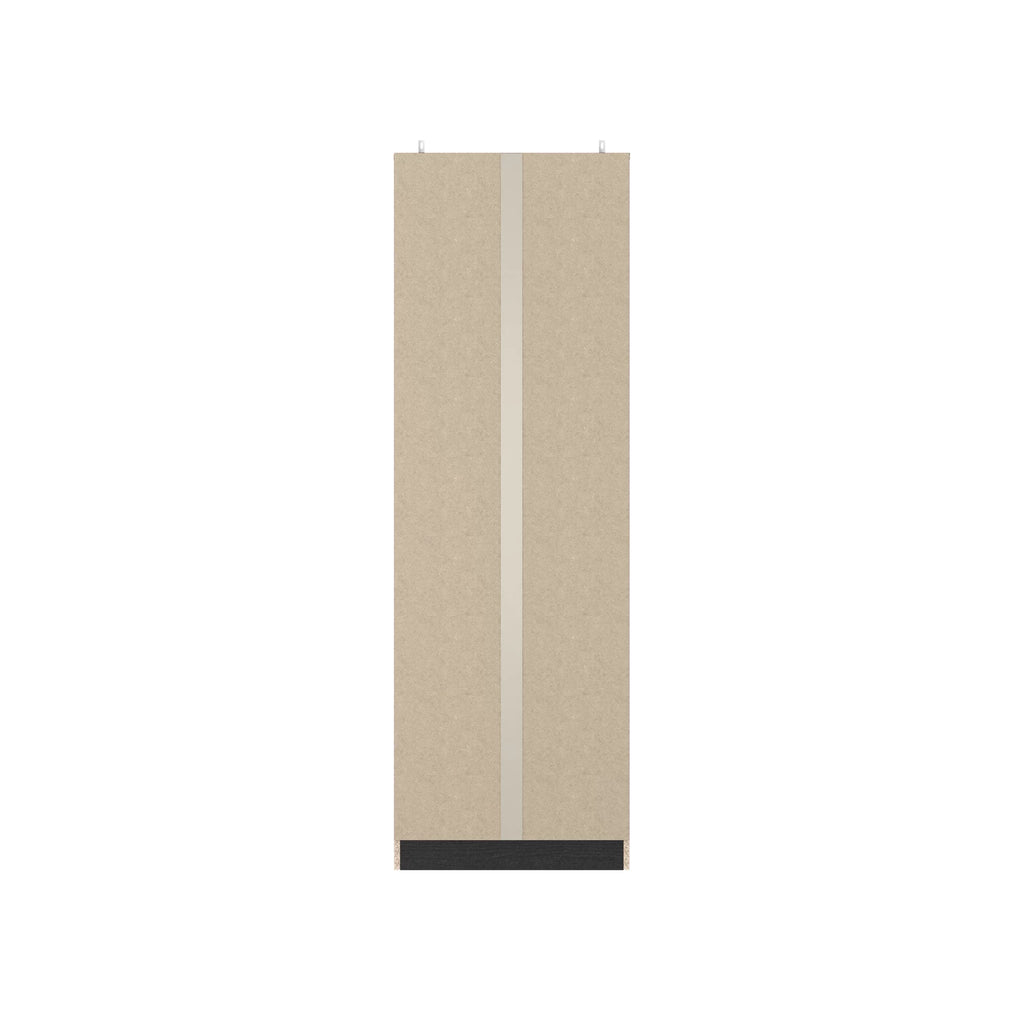 Black Oak Wood Kitchen Pantry with 2 Doors and 4 Shelves O12080