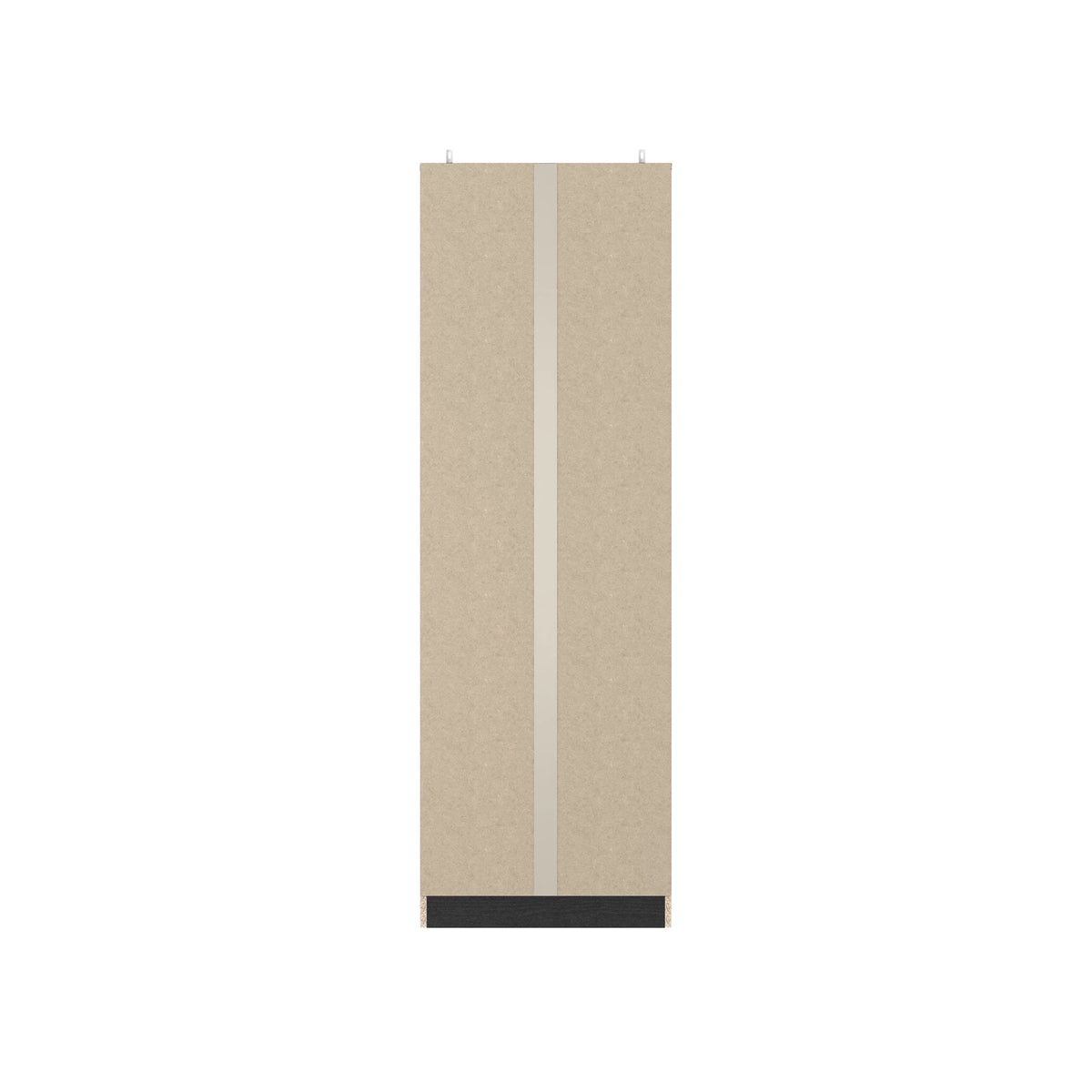 Black Oak Wood Kitchen Pantry with 2 Doors and 4 Shelves O12080