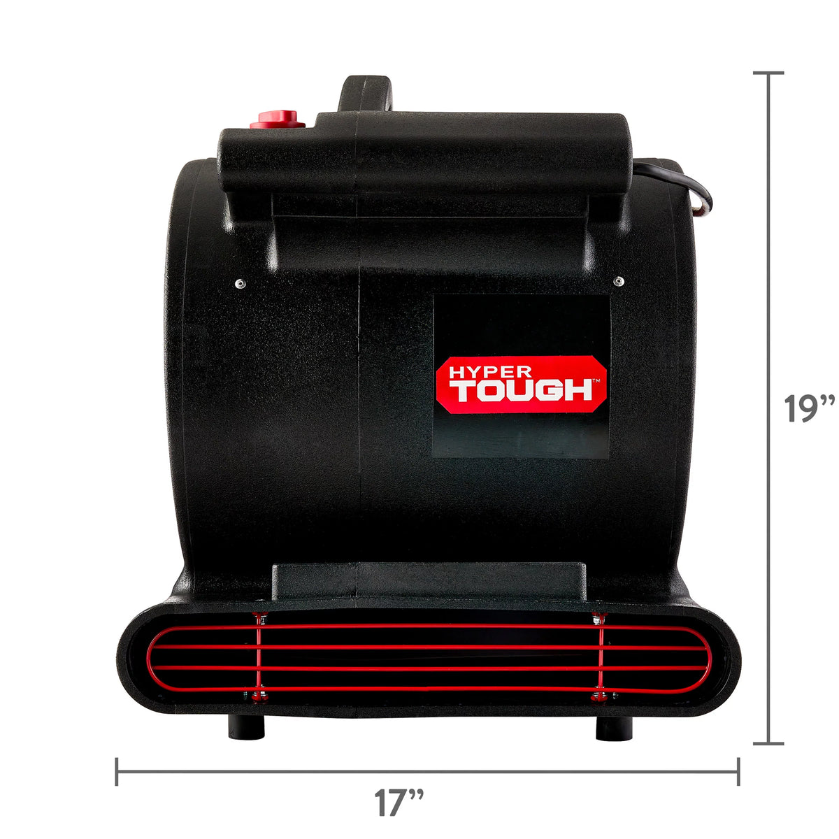 1 HP 3-Speed Utility Fan Air Mover Black Y564