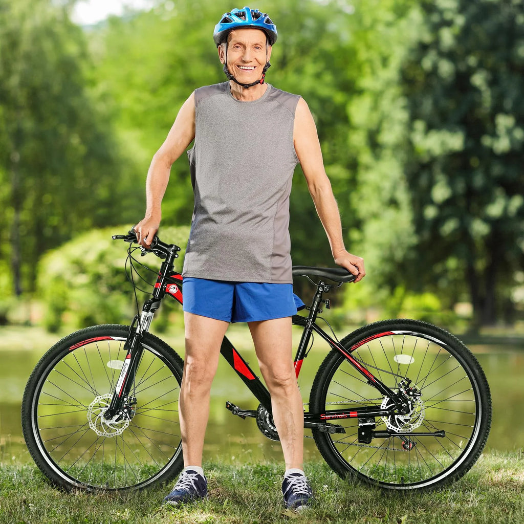 21-Speed Red/Black Mountain Bike H8468