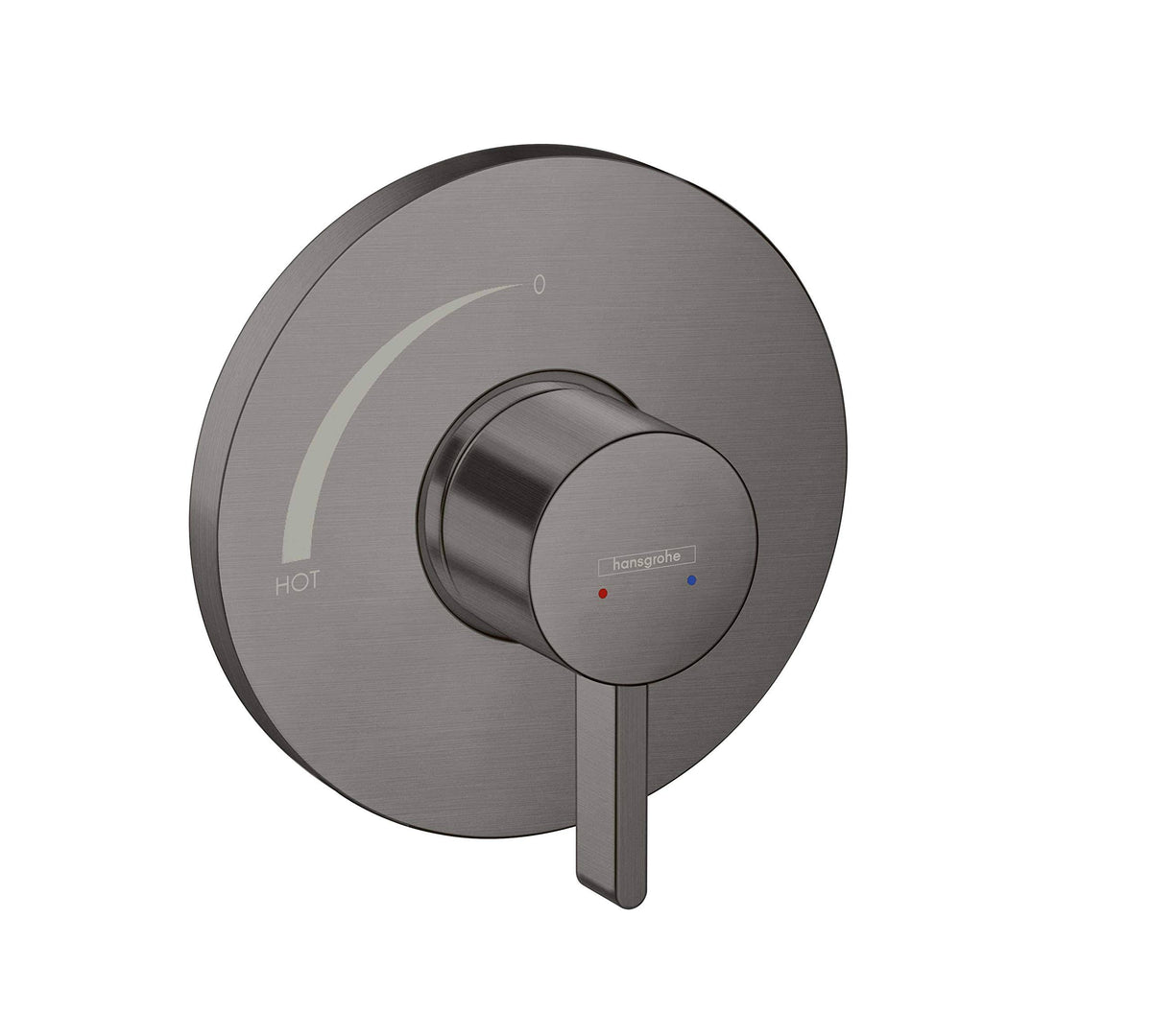 1-Handle 6-Inch Wide Pressure Balance Valve Trim Only Brushed Black Chrome V339