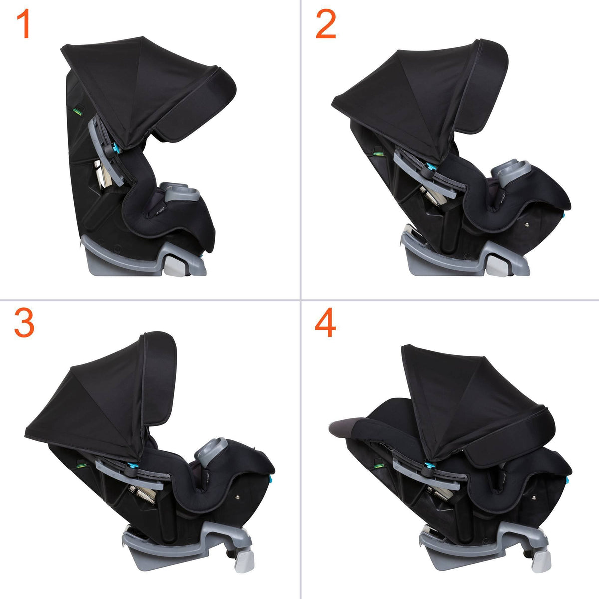 4-in-1 Convertible Car Seat W456196