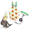 Bird Diaper Harness Flight Suit with 80 Inch Flying Leash X47004
