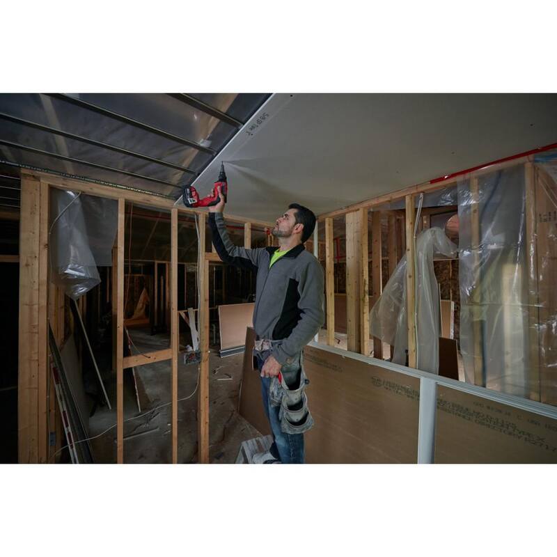 18-Volt Lithium-Ion Brushless Cordless Drywall Screw Gun Kit with Hammer Drill Q69692