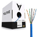 Blue 1000ft Cat6 Plenum Bare Copper Ethernet Cable B99558