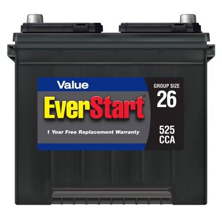 Lead Acid Automotive Battery Group Size 26r 12 Volt 540 Cca F513999
