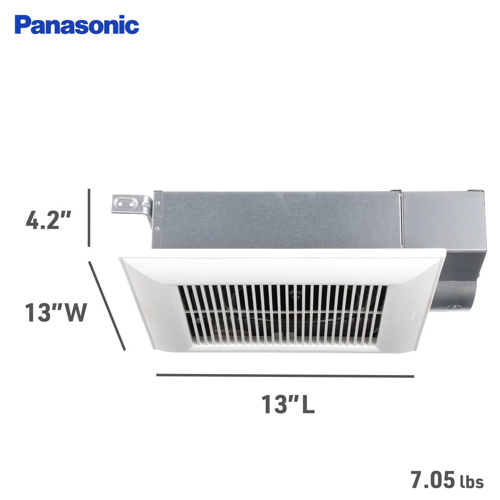 White Ceiling or Wall Exhaust Fan with Condensation Sensor S618296