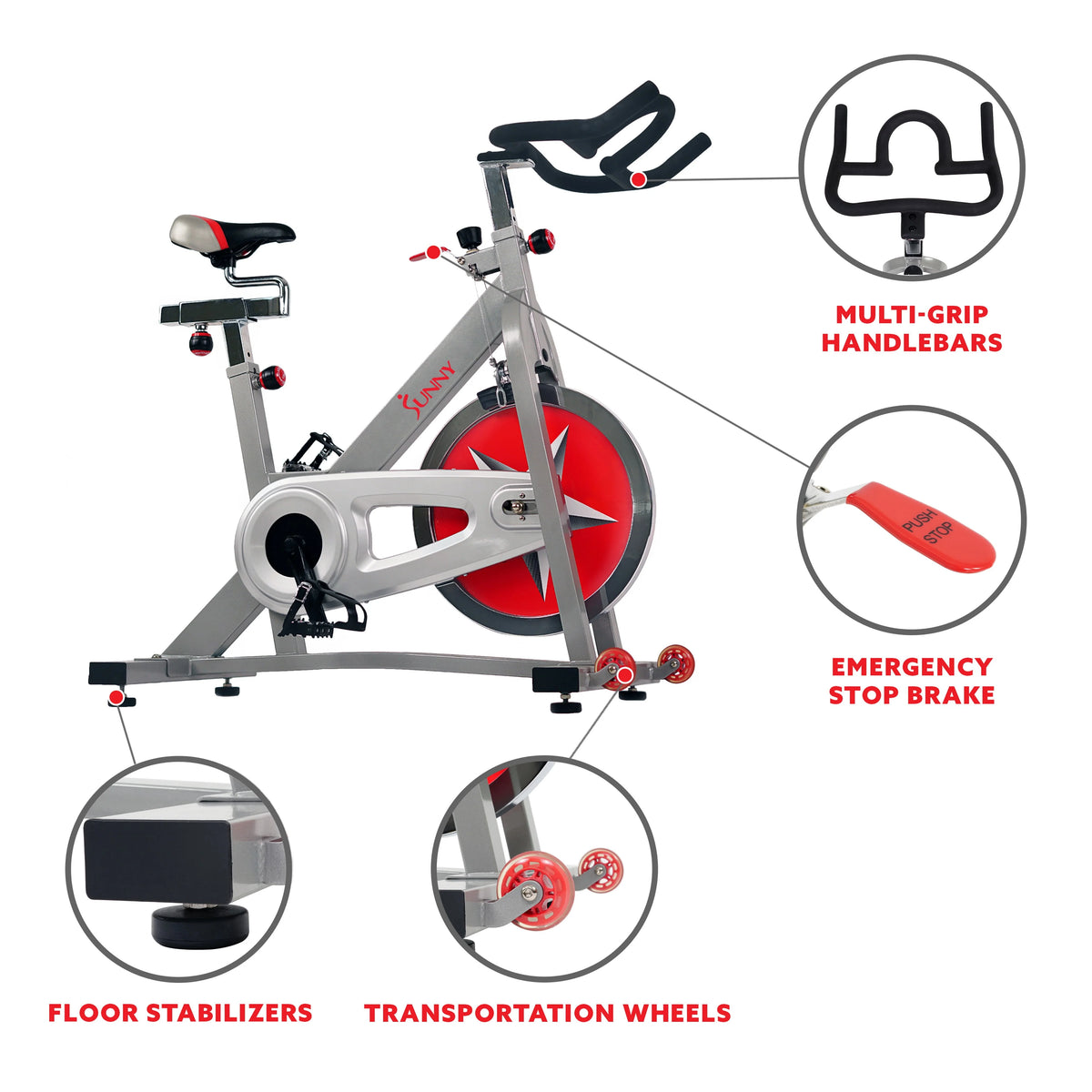 Stationary Indoor Cycling Exercise Bike X3613