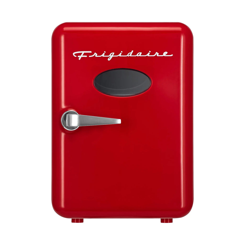 Portable Retro 6-Can Mini Cooler Red D655220