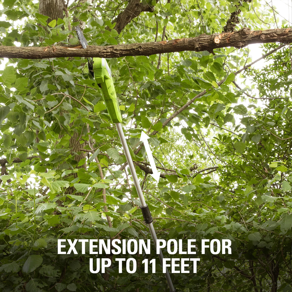 40V Cordless Pole Saw with 2.0 Ah Battery and Charger Y4907