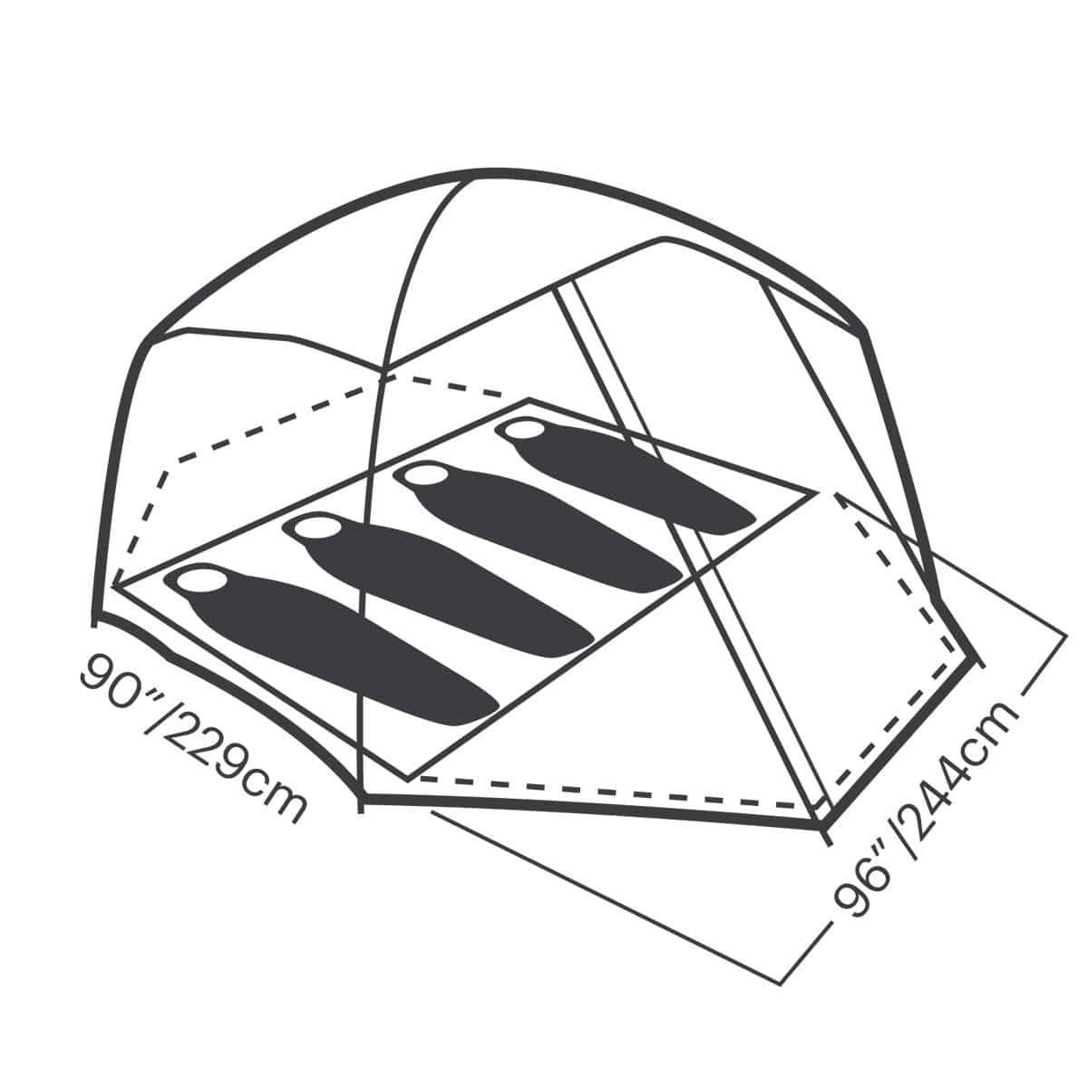 4 Person Tent B8599