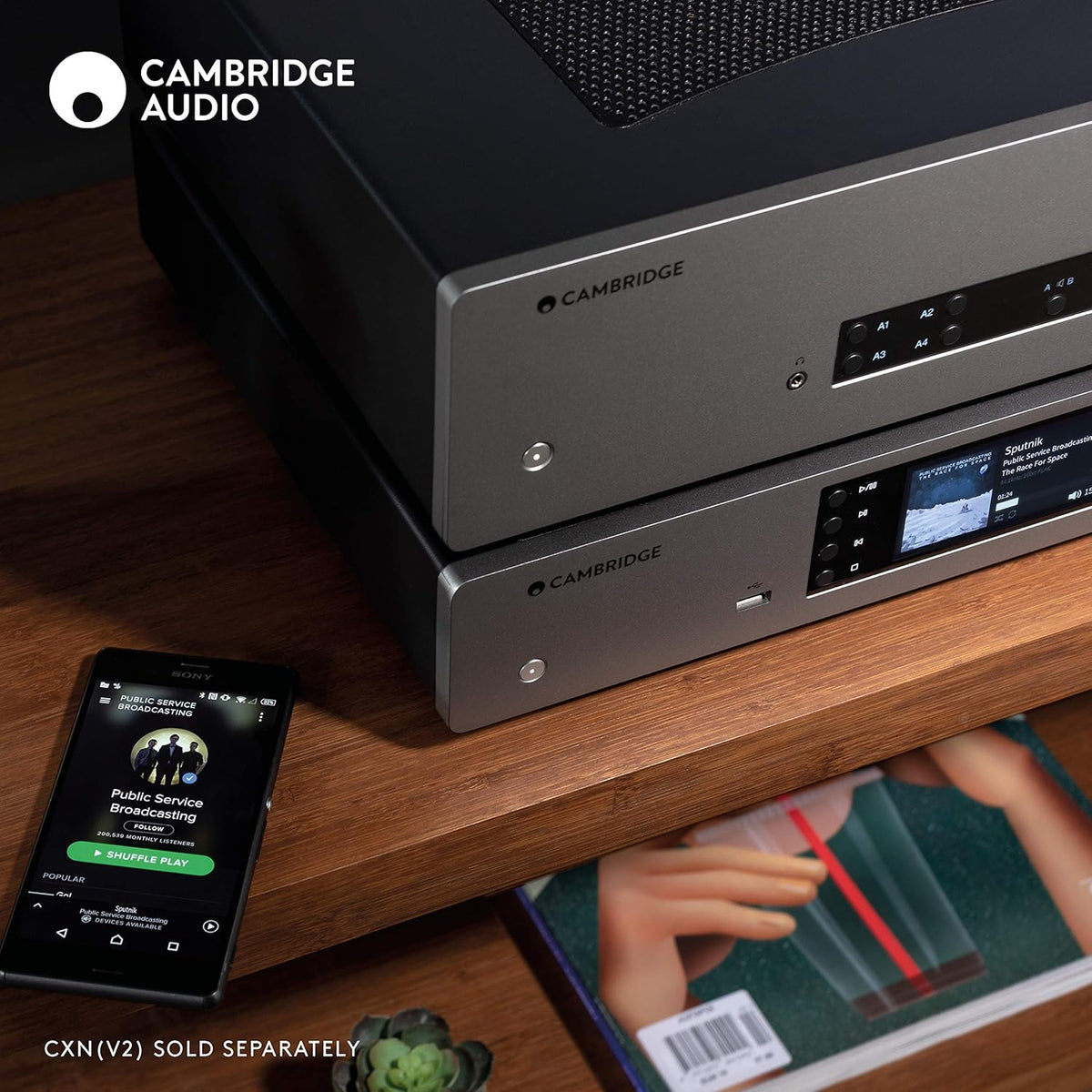 Stereo Two-Channel Amplifier with Bluetooth and Built-in DAC J7764