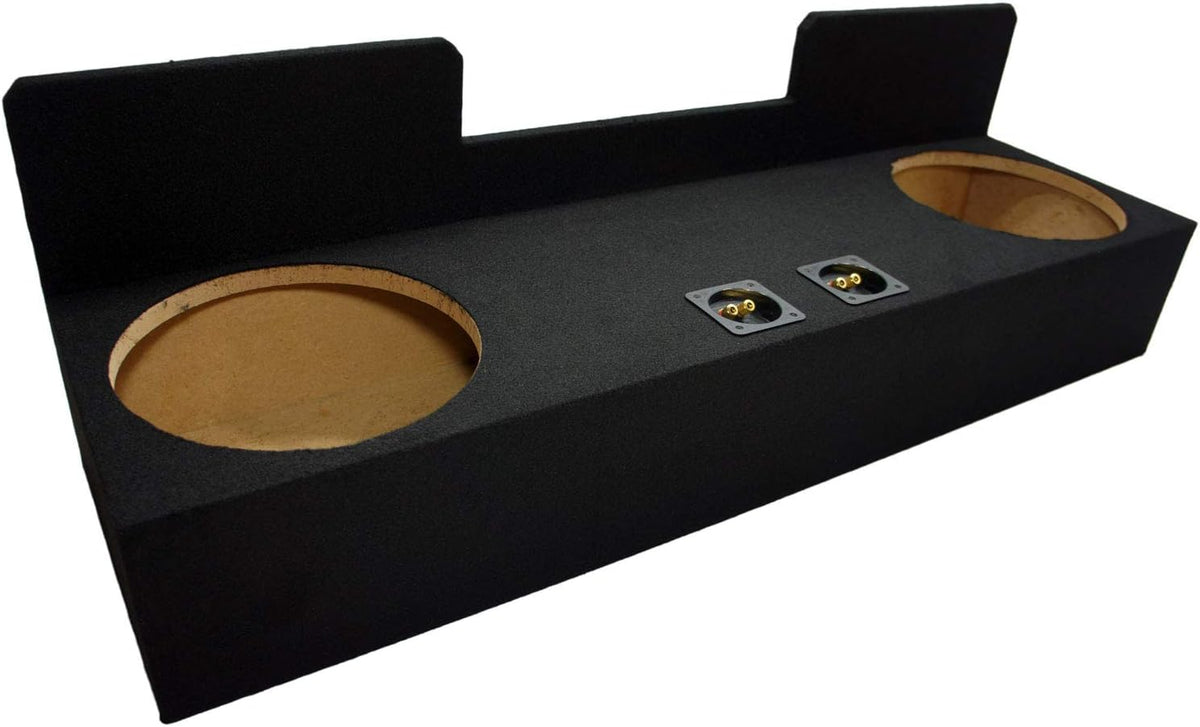 Compatible with 1995-2004 Toyota Tacoma Extended Cab Dual 12 Sub Box Enclosure & Amp Z7522